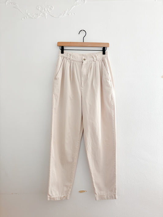 Vintage Cream Trousers (26/27”)