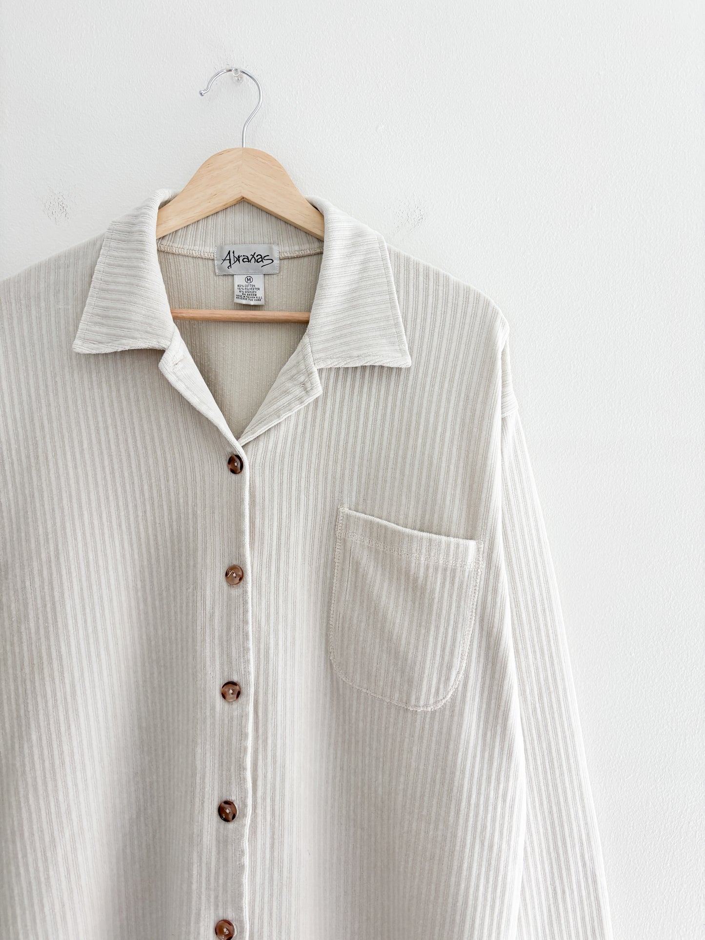 Vintage Chenille Button Up (M)