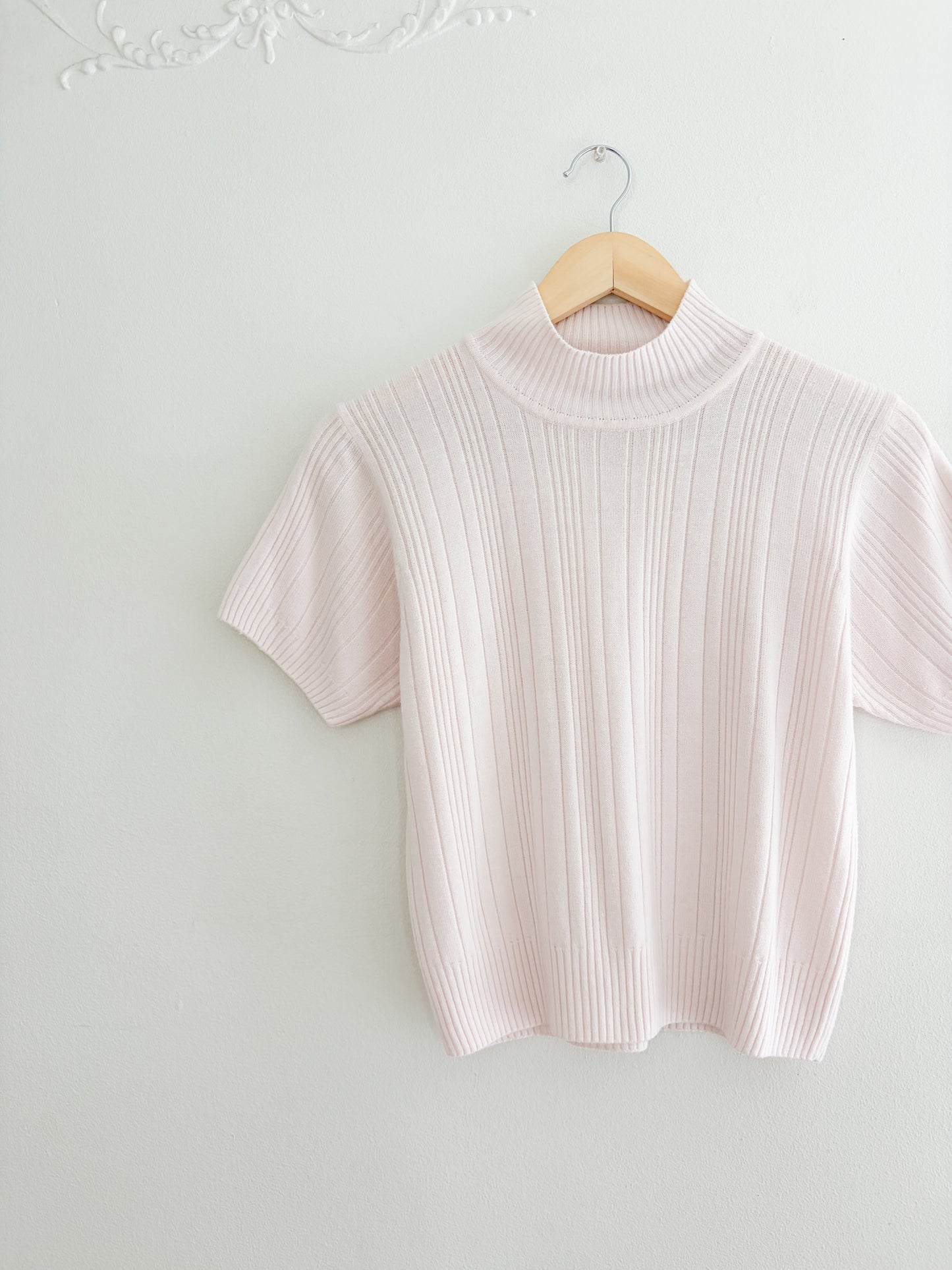 Vintage mockneck knit top (M/L)