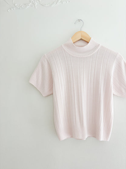 Vintage mockneck knit top (M/L)