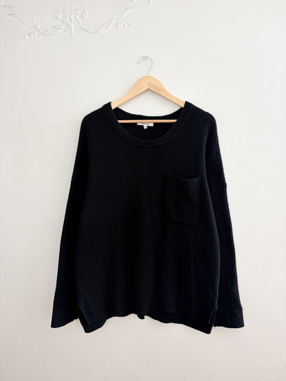 Madewell Black Knit Sweater (XL)