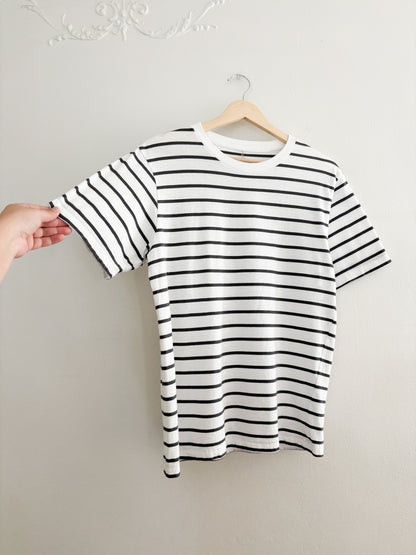 Striped Cotton Tee (S)