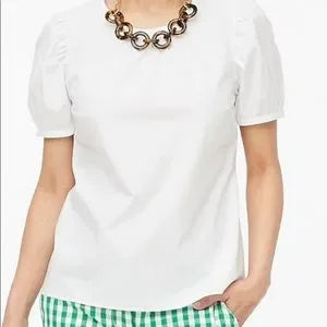 J Crew Puff Sleeve Blouse (M)
