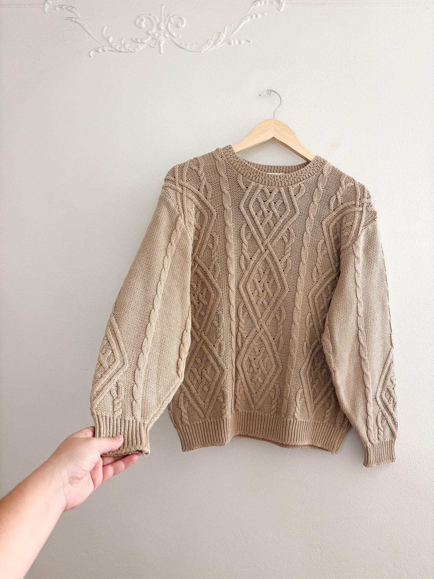 Vintage Talbots Cable Knit Sweater (S)