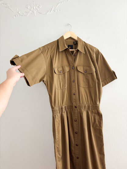 Vintage Liz Claiborne Olive Dress (M)