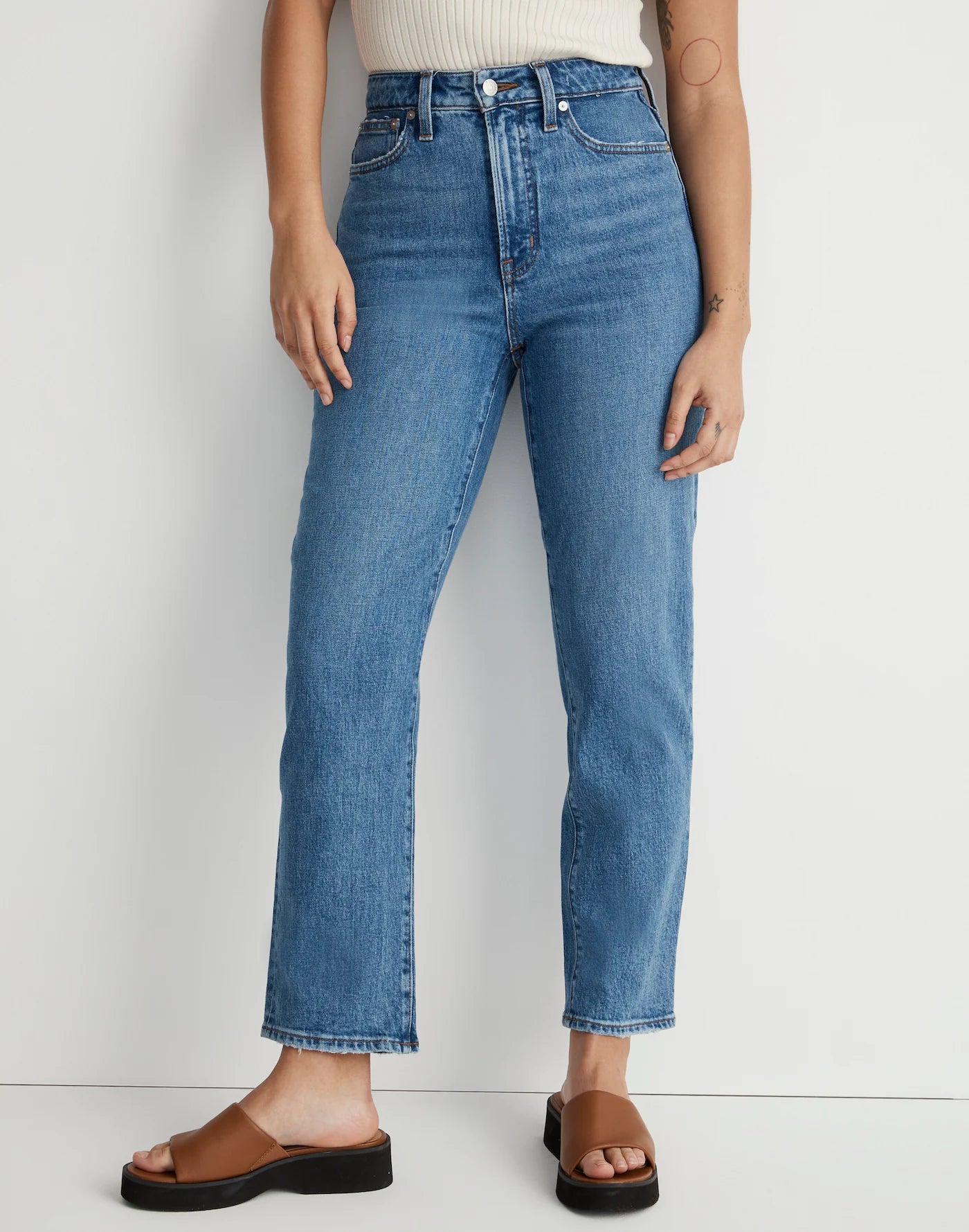 Madewell Curvy Perfect Vintage Straight Jeans