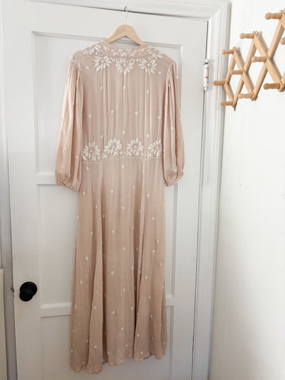 Free People Embroidered Fable Dress (S)