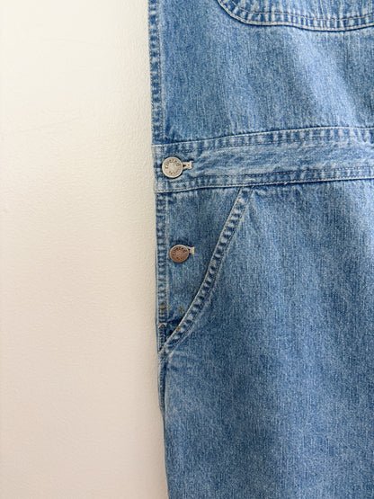 Vintage Riveted By Lee Denim Overalls (S/M)