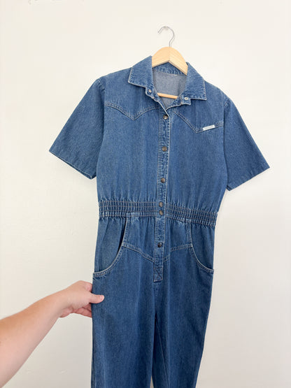 Vintage Denim Jumpsuit (M)