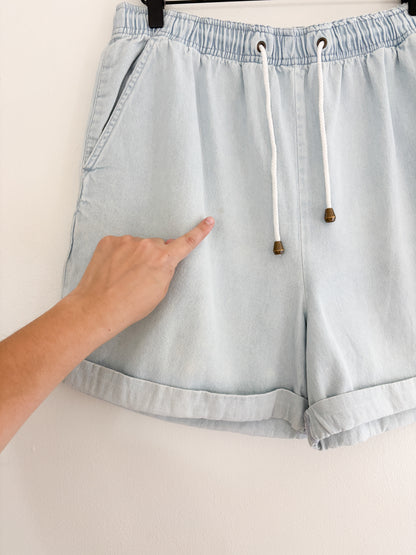 Vintage Denim Easy Shorts