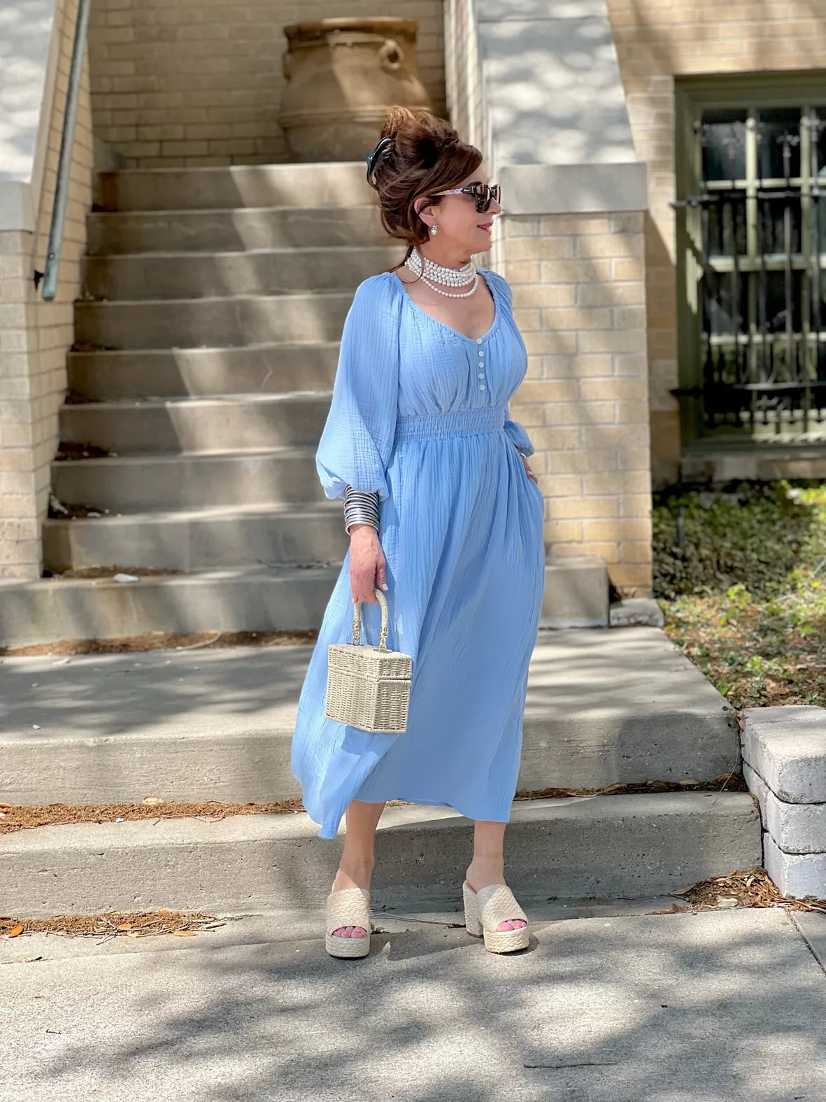 J Crew Cotton gauze dress (3X)