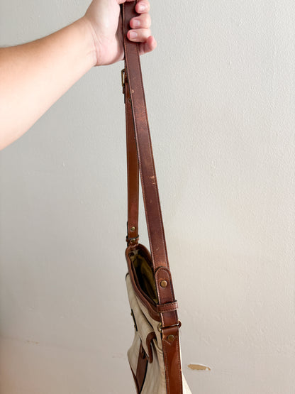 Vintage Liz Claiborne Plaid Leather Purse