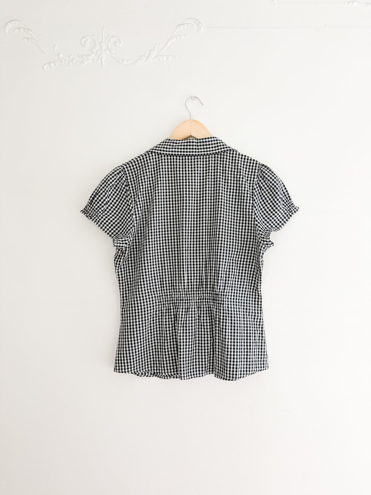 Vintage Gingham Top (L)