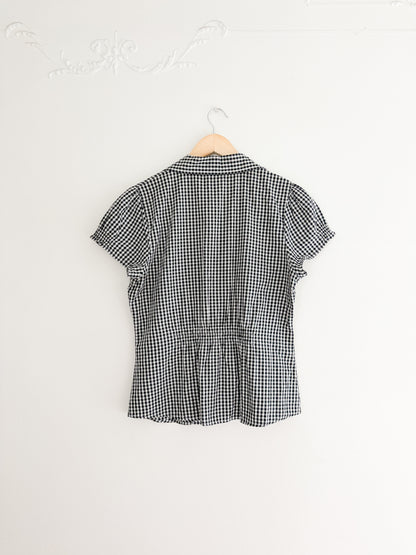 Vintage Gingham Top (L)