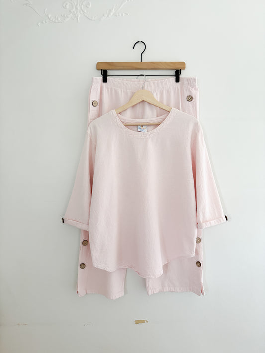Vintage Light Pink Cotton Set (M/L)