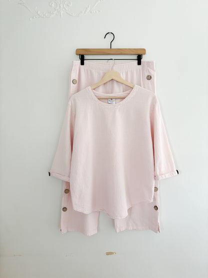 Vintage Light Pink Cotton Set (M/L)