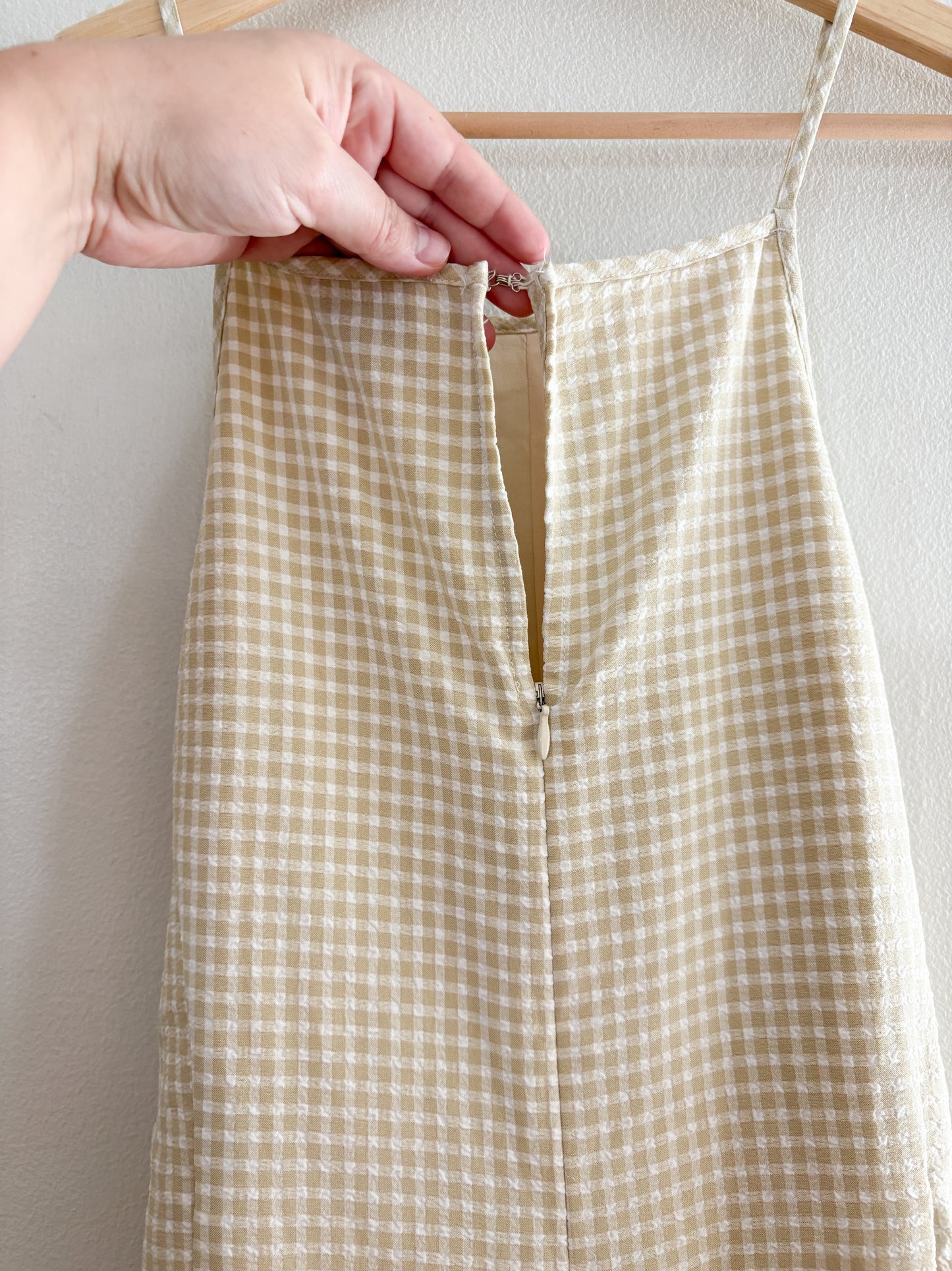 Greylin Gingham Jumpsuit (XL)