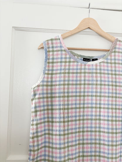 Vintage Gingham Tank (M/L)