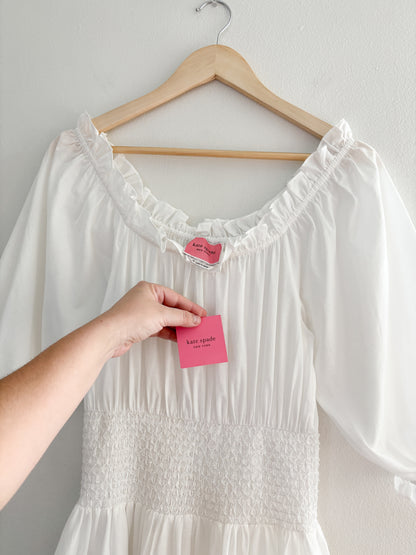 NWT Kate Spade Puff Sleeve Dress (M)
