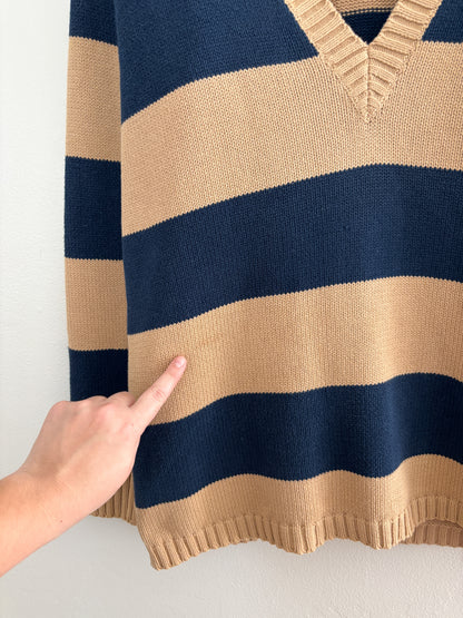 Vintage Liz Claiborne Striped Sweater (M)