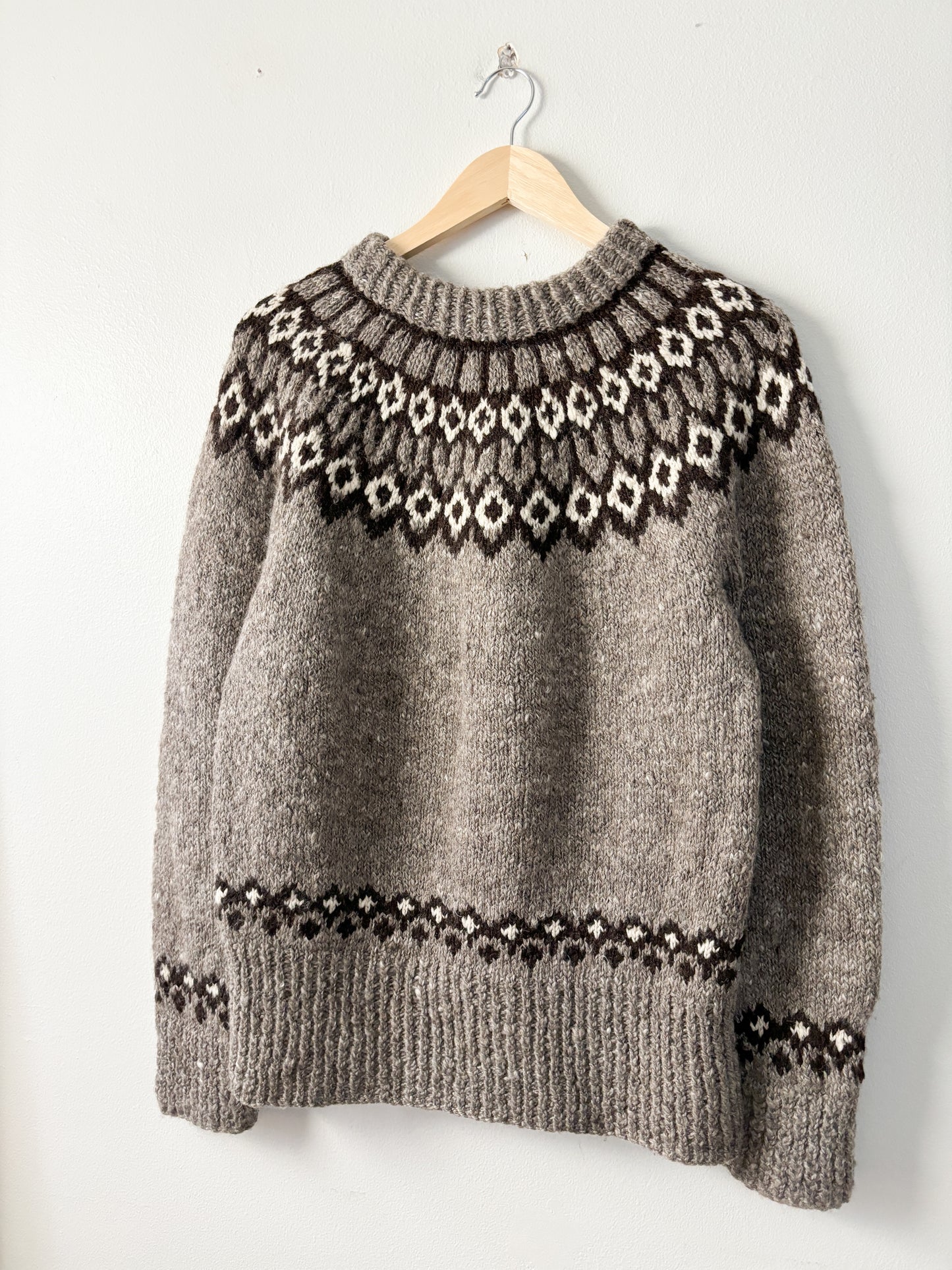 Hand Knit Fair Isle Sweater