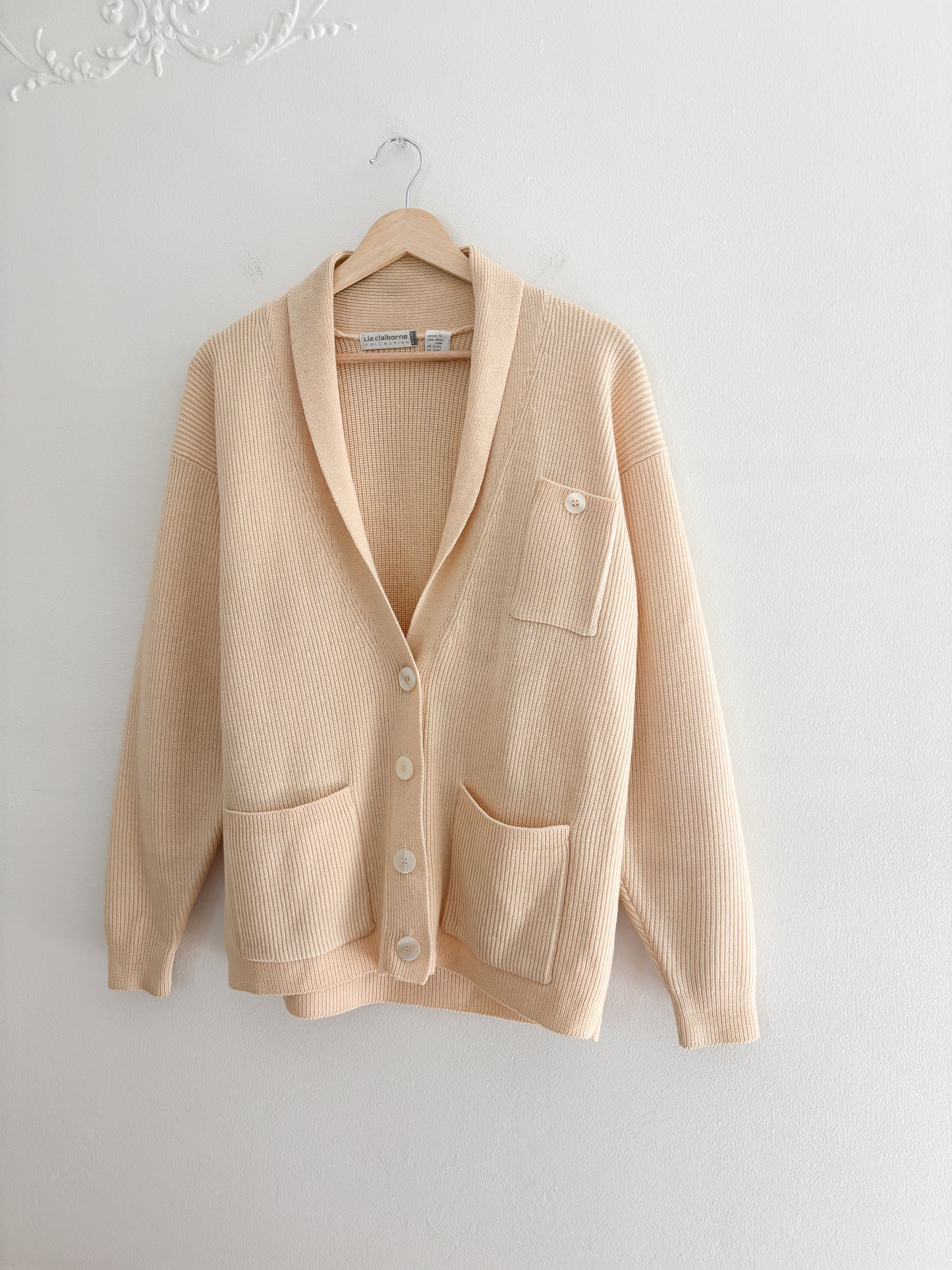 Liz Claiborne Butter Yellow Cardigan (S)