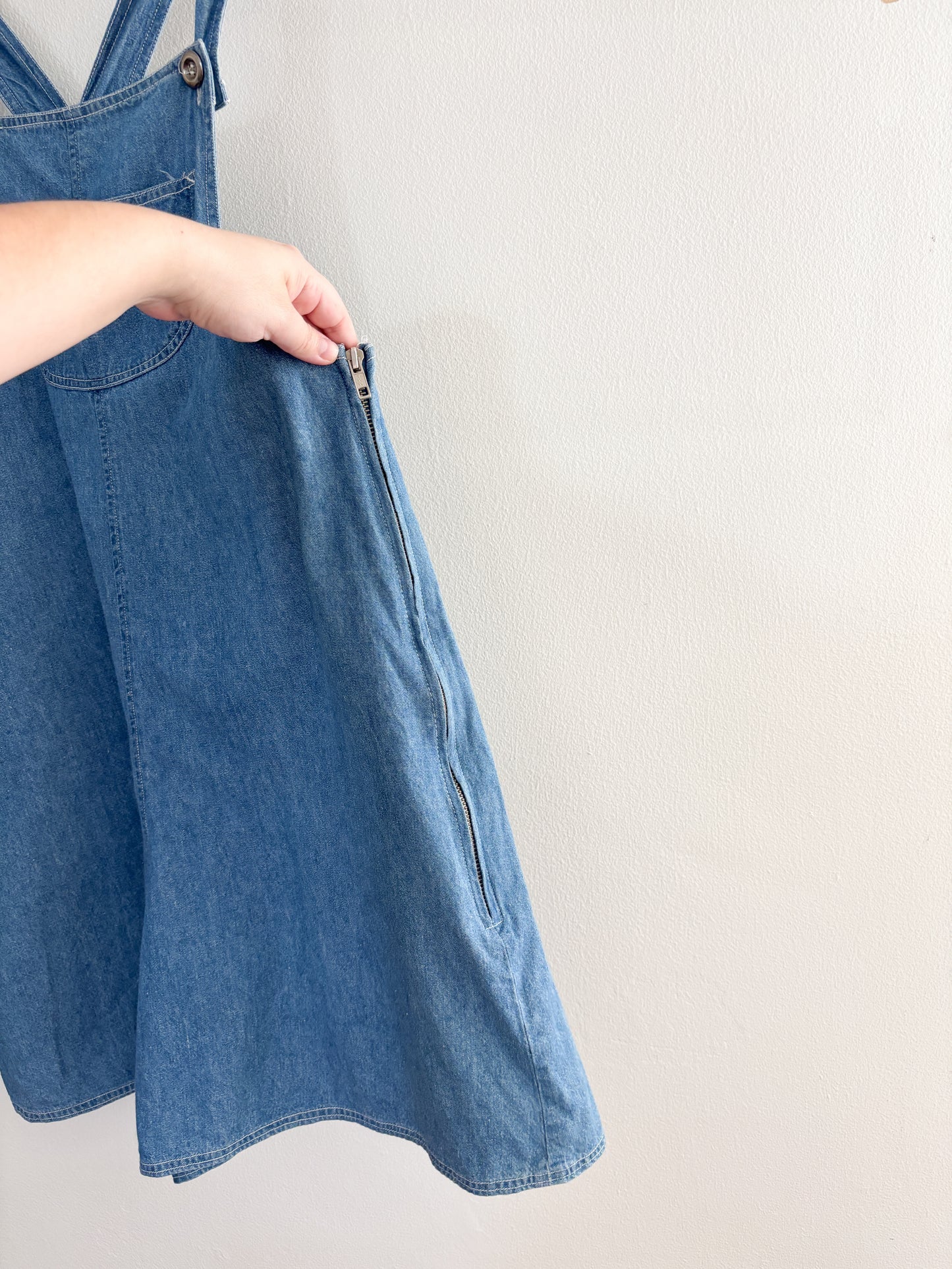 Vintage Denim Overalls (M)