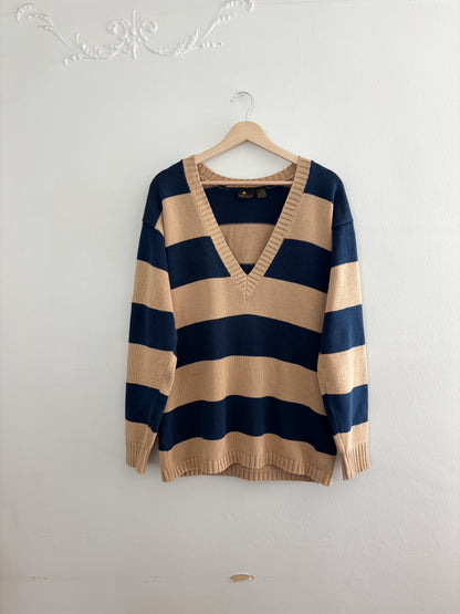 Vintage Liz Claiborne Striped Sweater (M)