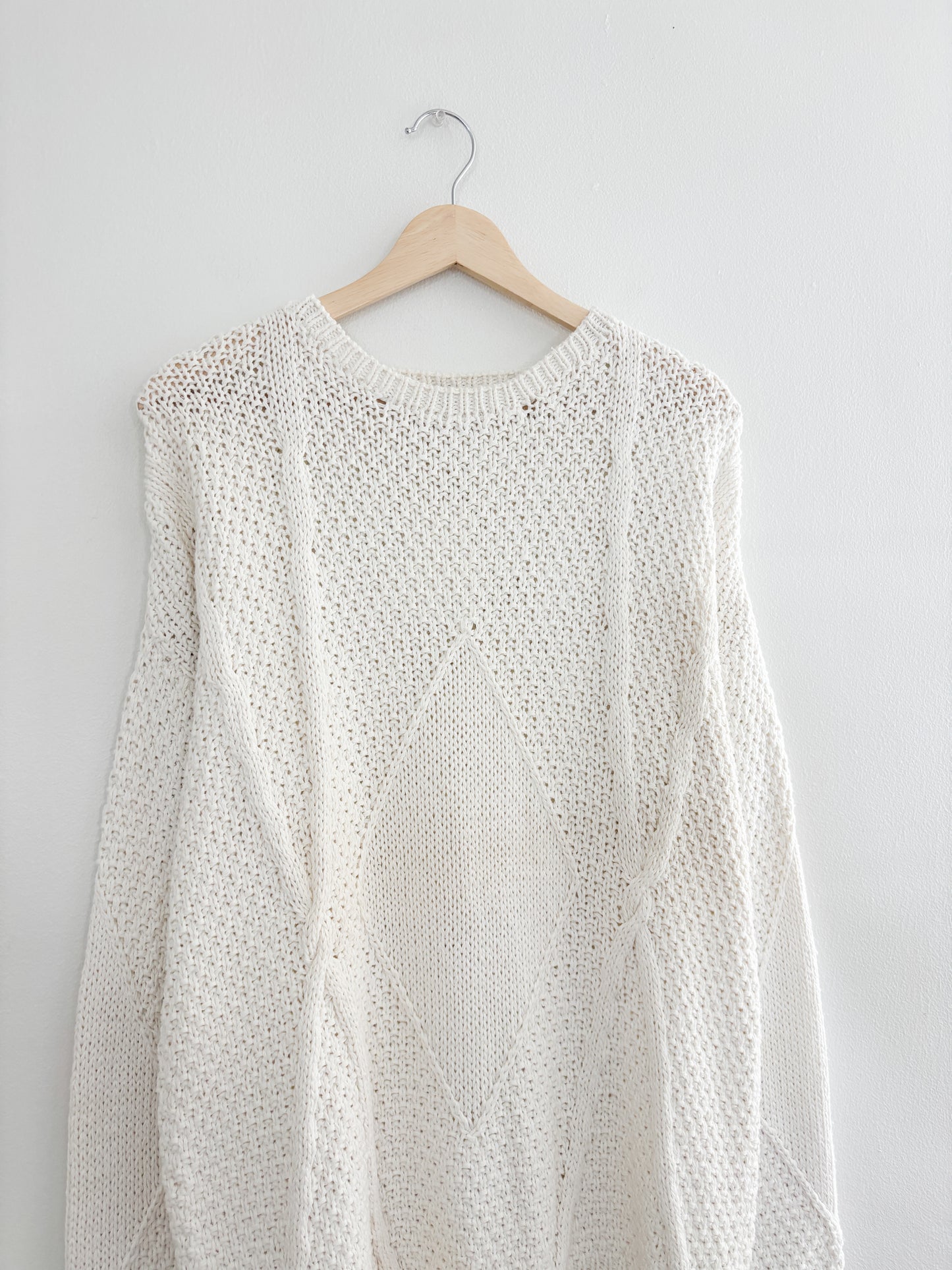 Vintage Liz Claiborne Hand Knit Sweater (L)