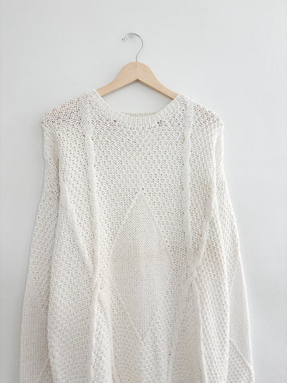 Vintage Liz Claiborne Hand Knit Sweater (L)