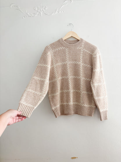 Vintage Plaid Sweater
