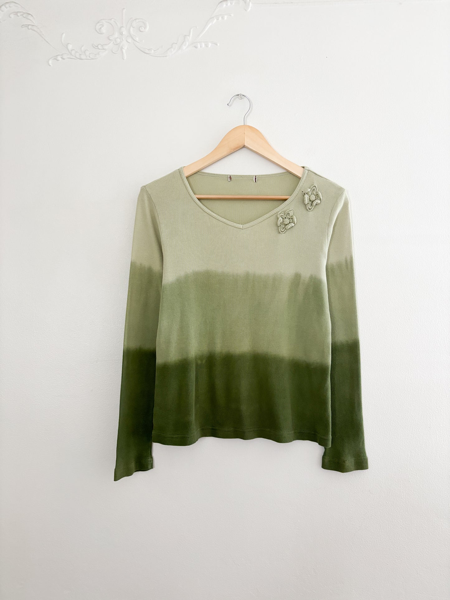 Vintage Y2K Tie Dye Long Sleeve (M)