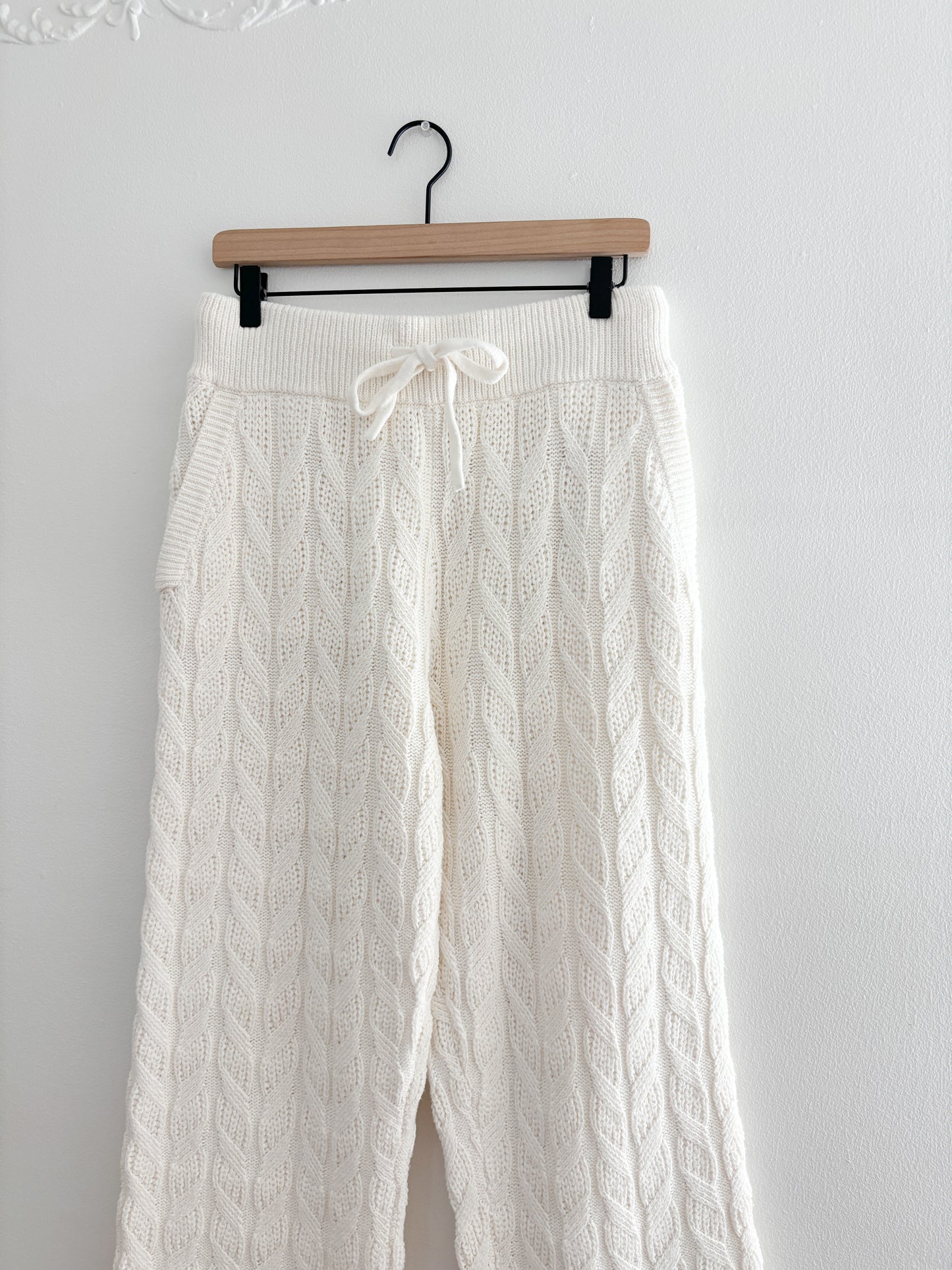 Eberjey Cable Knit Lounge Pants (M)