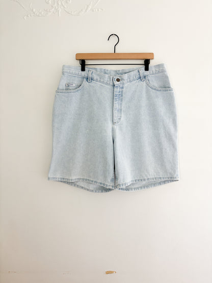Vintage Light Wash Lee Shorts (37/38”)