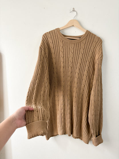 Eddie Bauer cableknit sweater