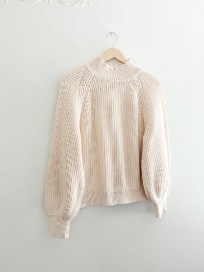 Gap Cream Mockneck Sweater (M)