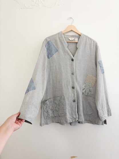J Jill Linen Button Down (S/M)