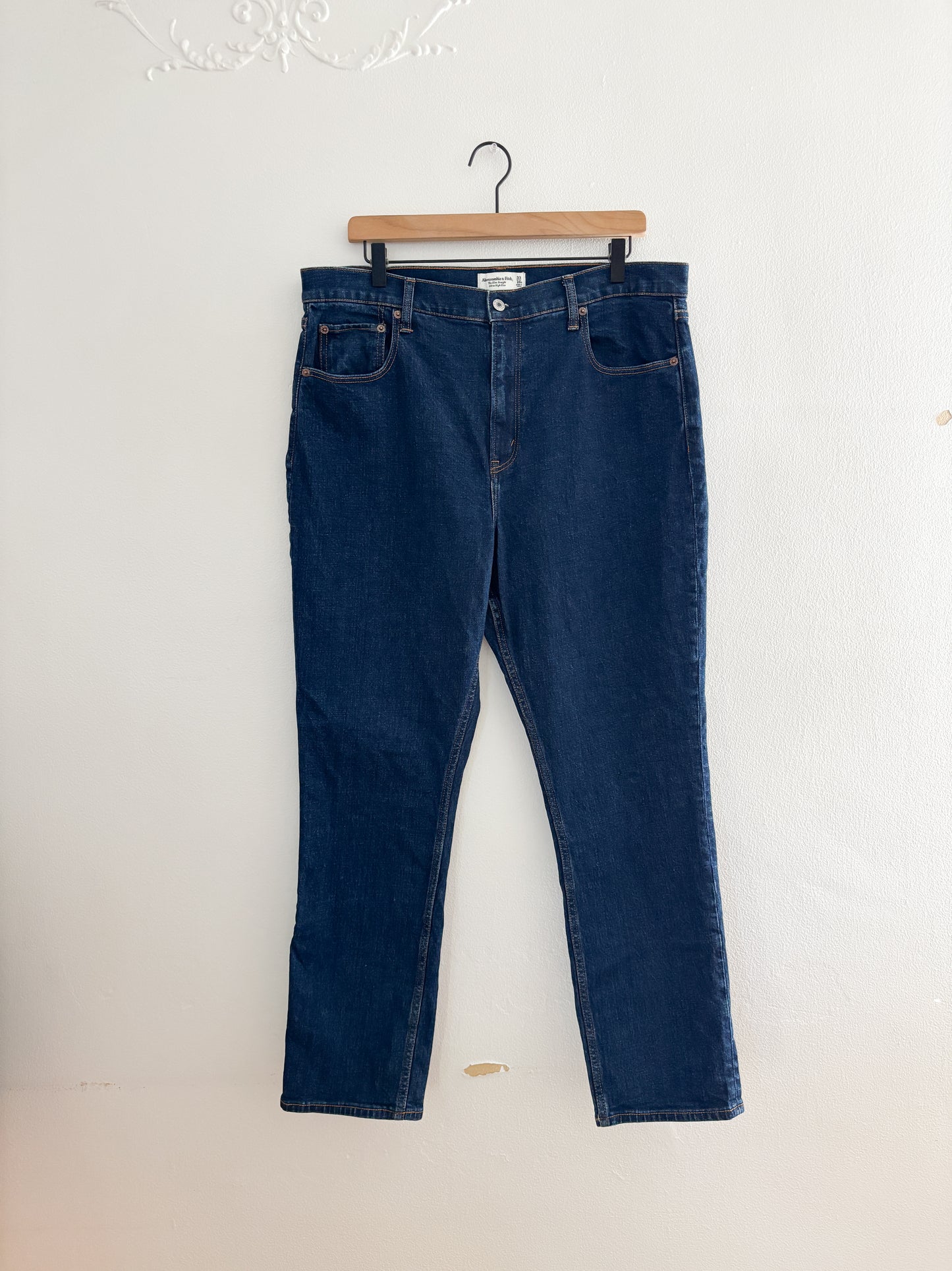 Abercrombie Slim Straight High Rise Jeans (16)