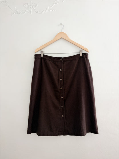 Vintage Brown Skirt (14)