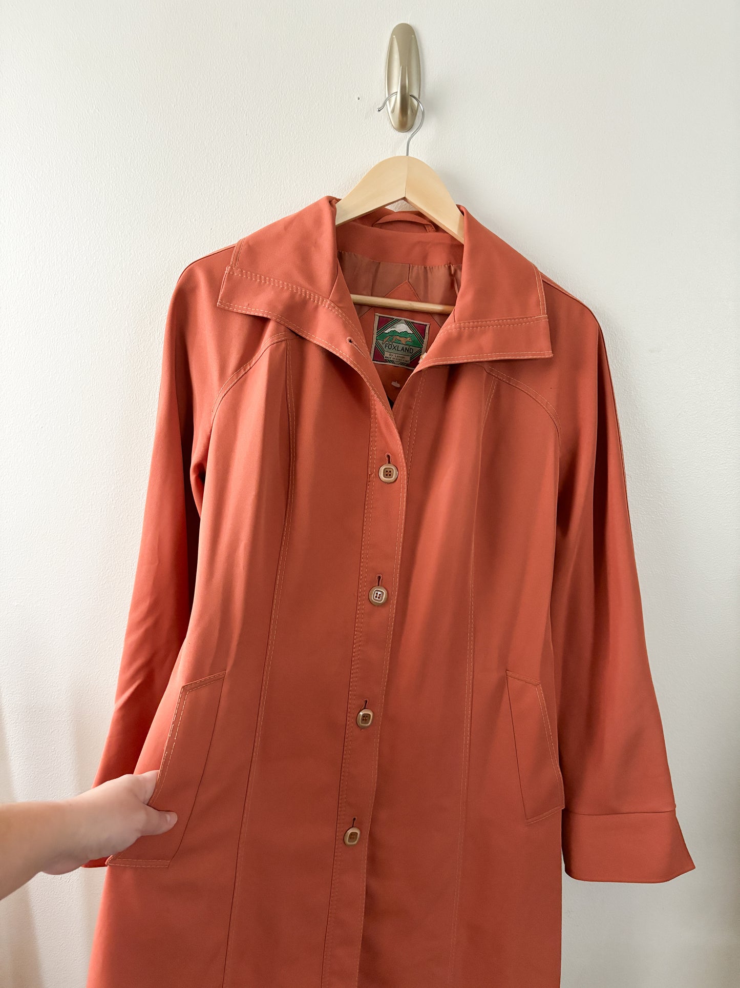 Vintage Foxland Trench Coat