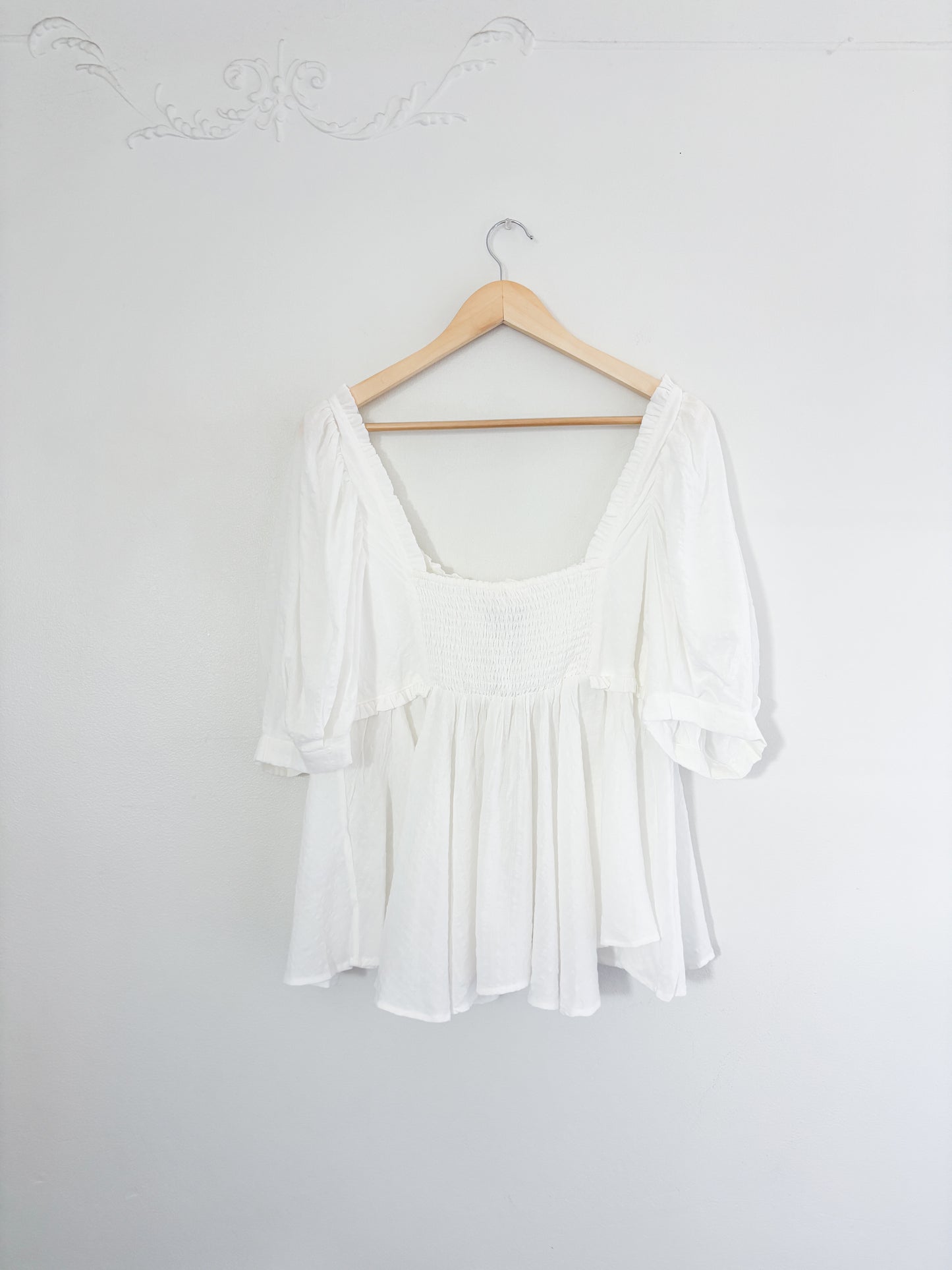 NWT Bohme Puff Sleeve Blouse (L)