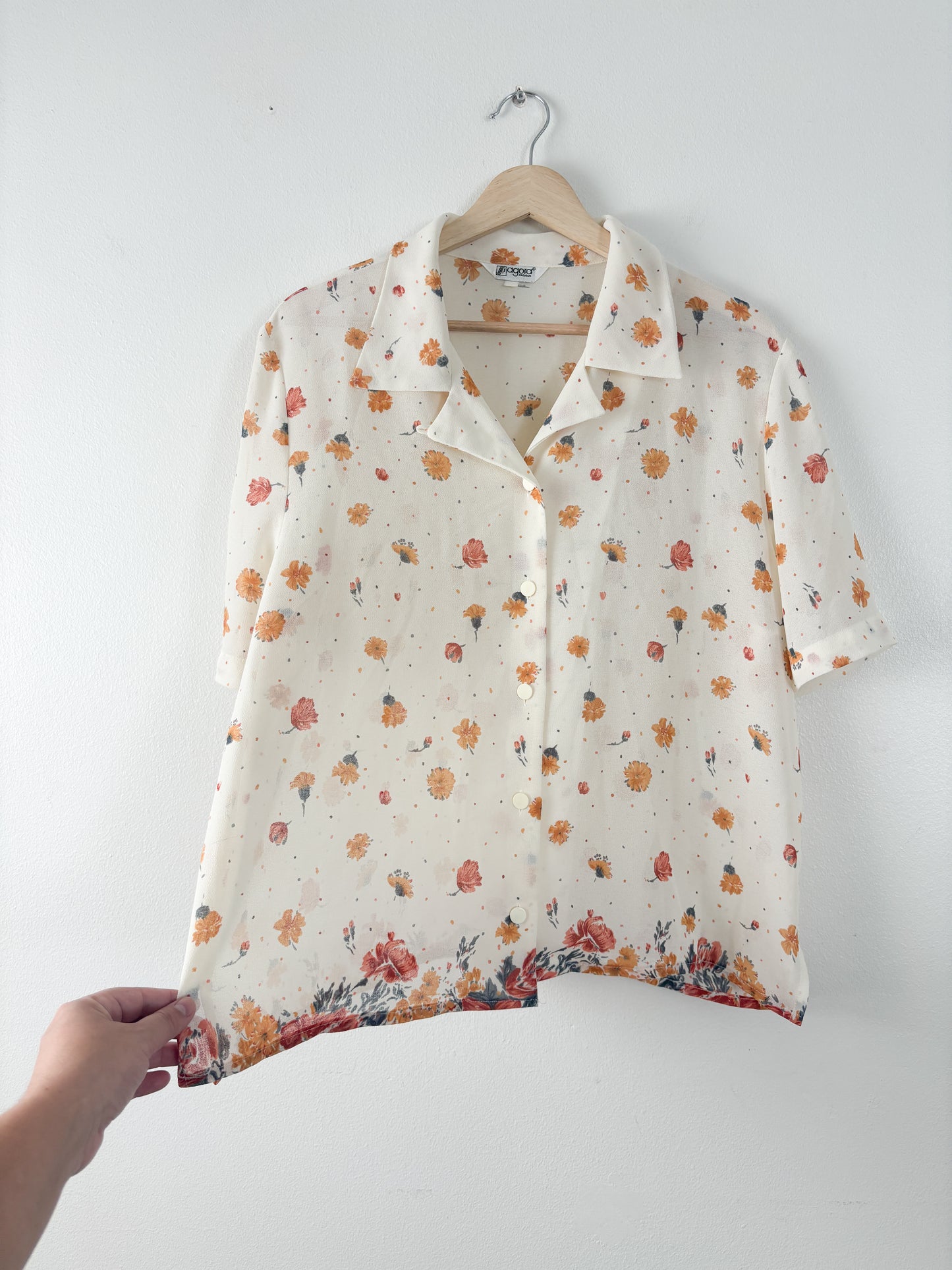 Vintage floral button down