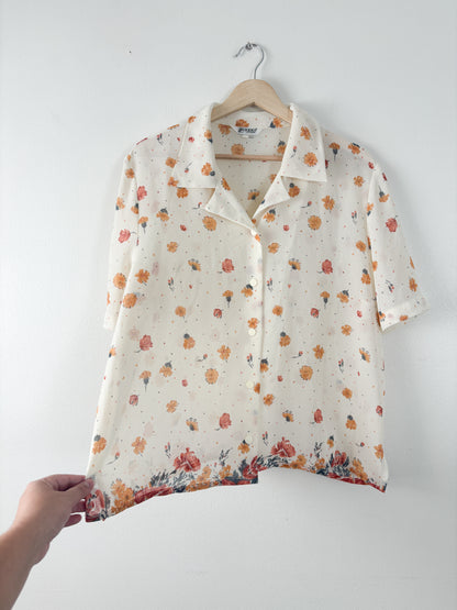 Vintage floral button down