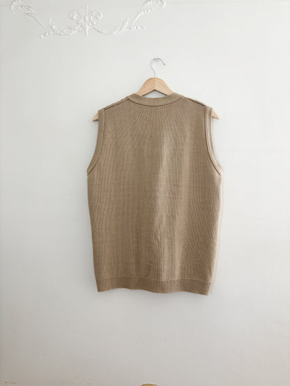 Vintage Cableknit Vest