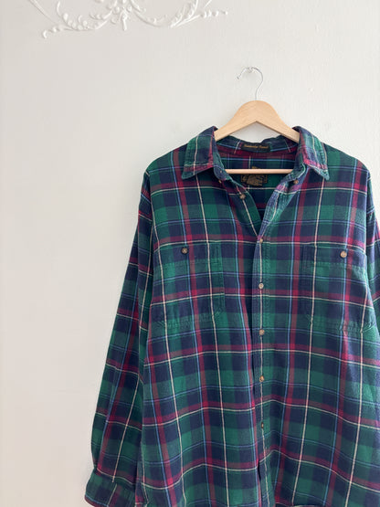 Vintage Eddie Bauer Plaid Flannel (XL)