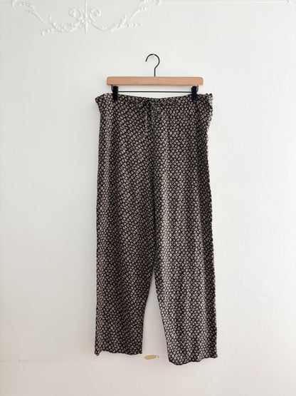 Vintage Floral Easy Pants (M/L)