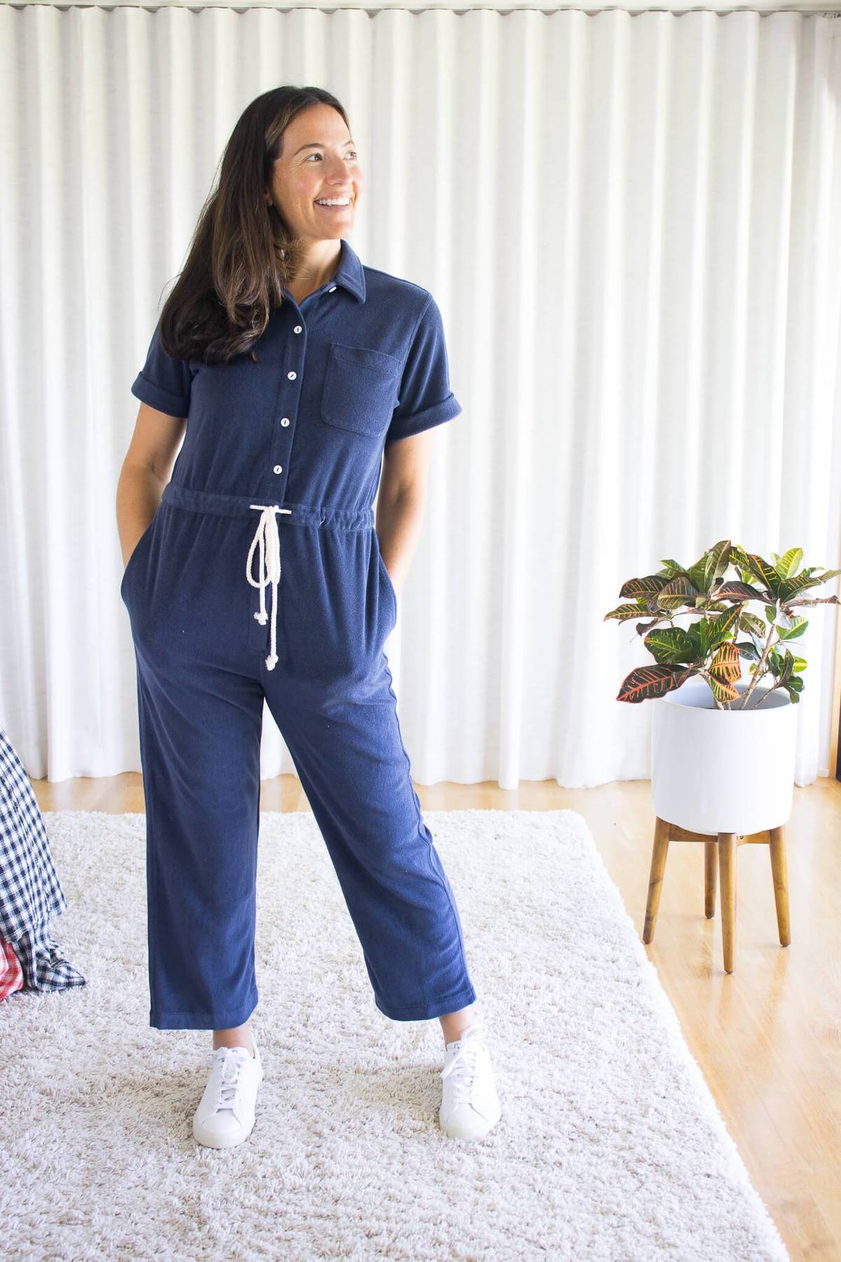 Alex Mill Benny Terry Cloth Jumpsuit (S)