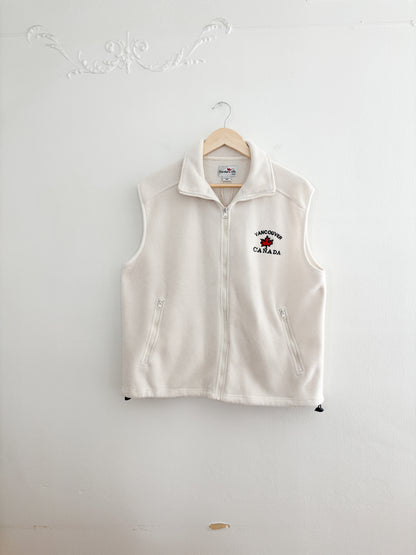 Vancouver Canada Fleece Vest (S)