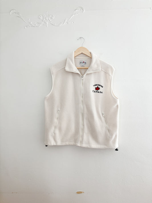 Vancouver Canada Fleece Vest (S)