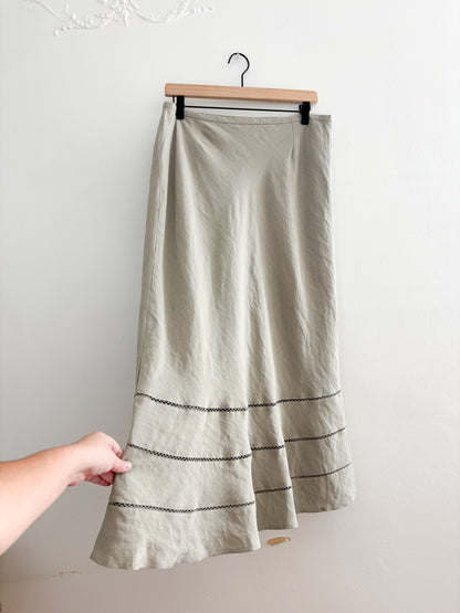 Nwot Silk Blend Skirt